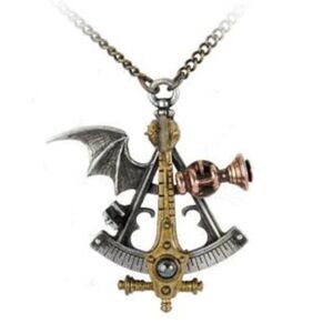 2014 P694 Cloud Pilots Sextant Alchemy of England Pendant Necklace Discontinued